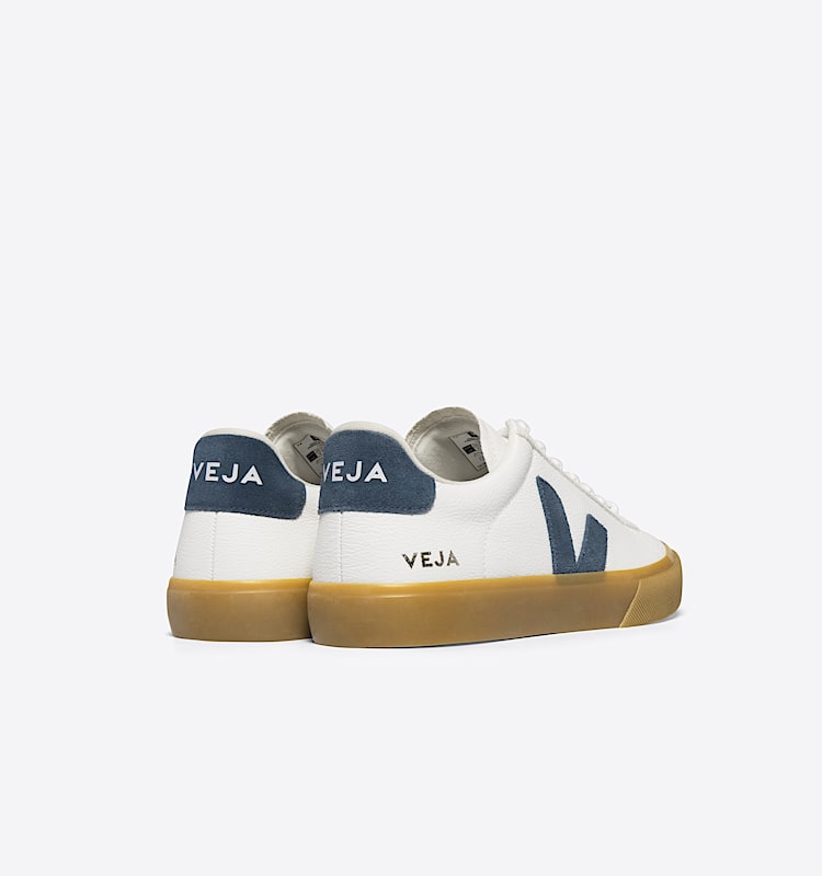 veja baskets campo cuir blanc CP0503318 Back view