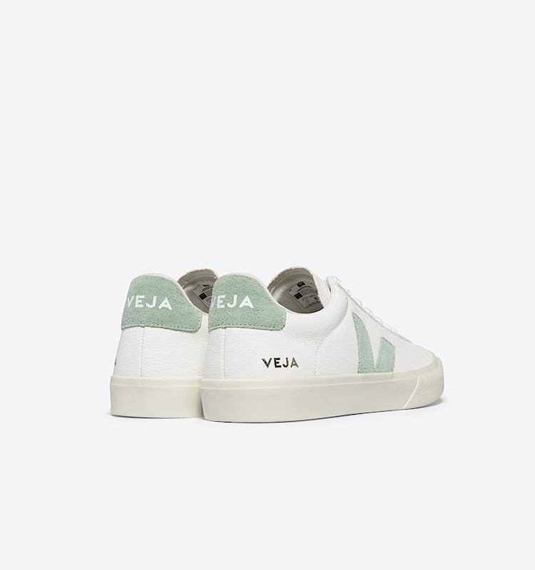 veja sneakers campo 皮革 白色 CP0502485 Back view