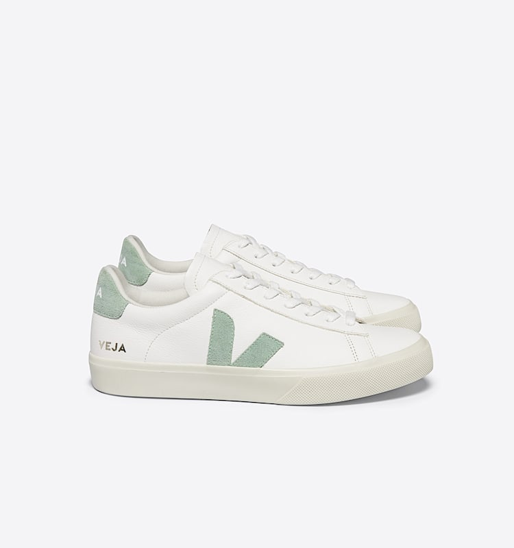 veja sneakers campo 皮革 白色 CP0502485 Lateral view