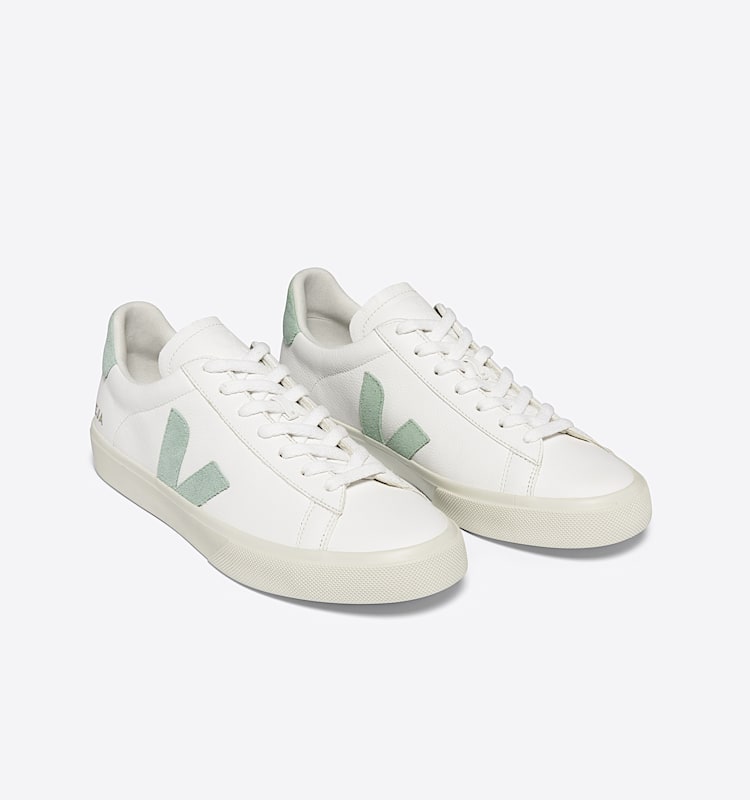 veja baskets campo cuir blanc CP0502485 Top view