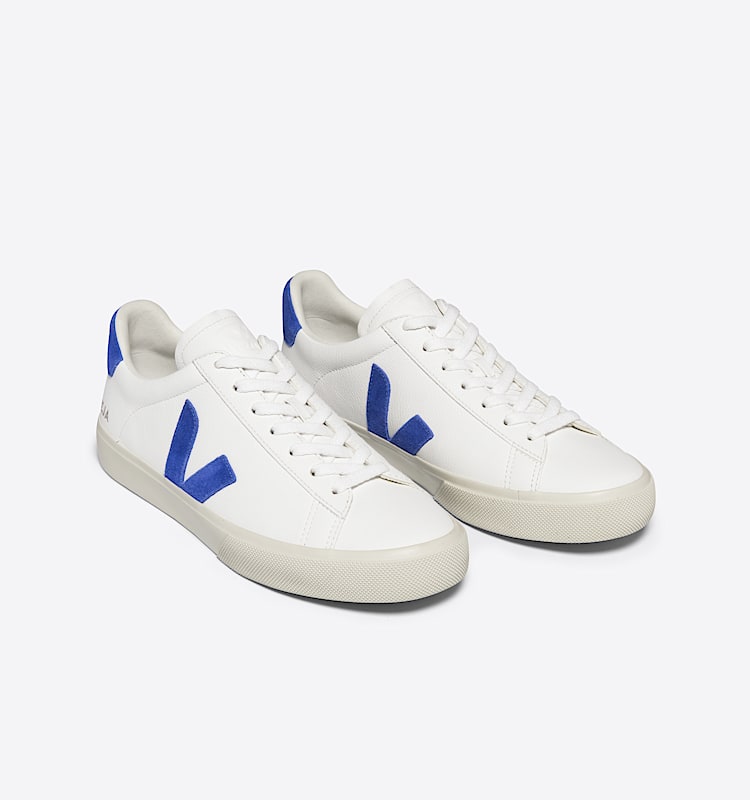 veja baskets campo cuir blanc CP0503319 Top view