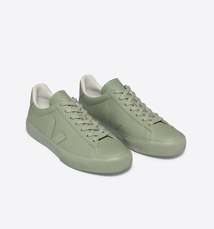 veja sneakers campo couro verde CP0503322 Top view