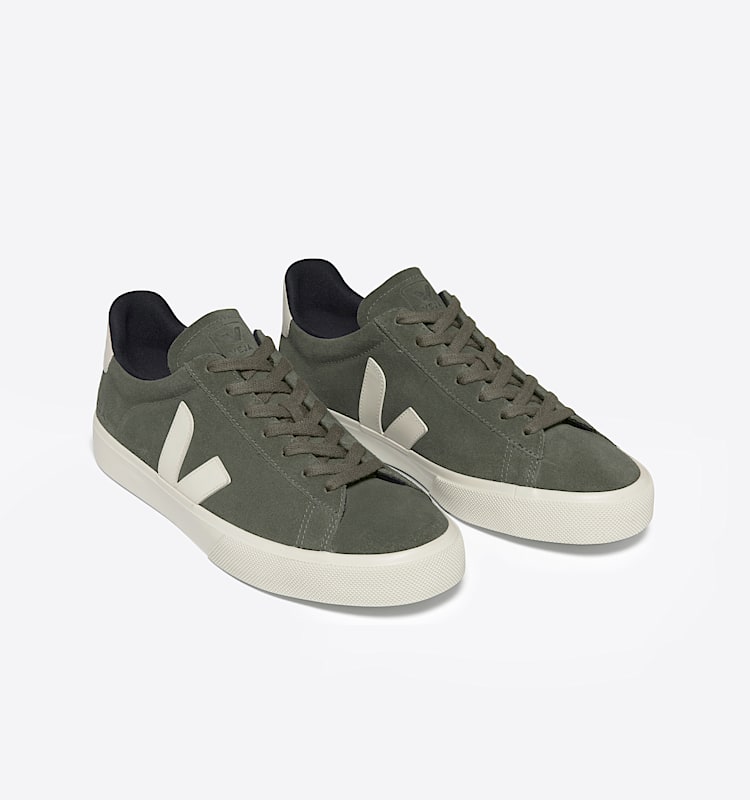 veja sneakers campo 麂皮 绿色 CP0303321 Top view