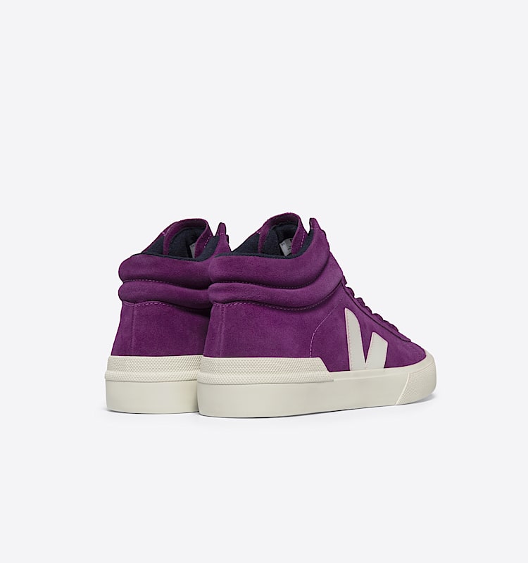 veja sneakers minotaur 麂皮 紫色 TR0303312 Back view