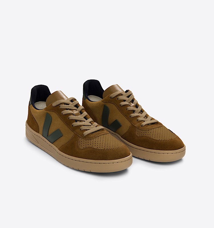 veja sneakers v-10 ante marrón VX0303293 Top view