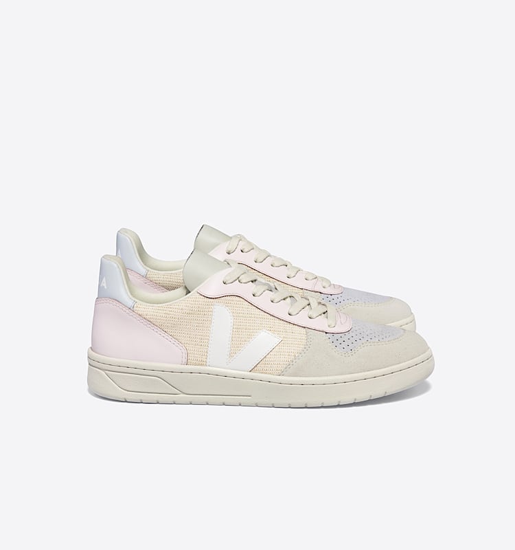 veja sneakers v-10 jute multicolor VX1603288 Lateral view