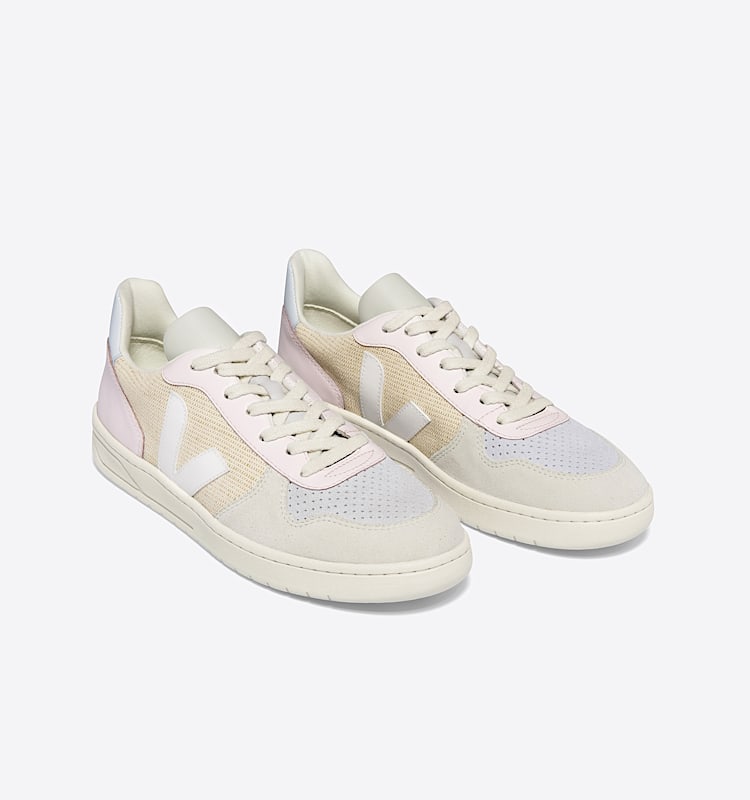 veja sneakers v-10 jute flerfarget VX1603288 Top view