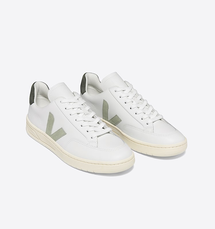 veja baskets v-12 cuir blanc XD0203303 Top view