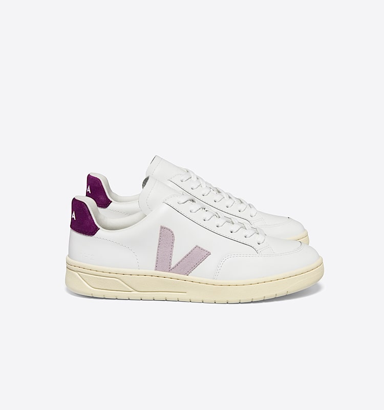 veja baskets v-12 cuir blanc XD0203301 Lateral view