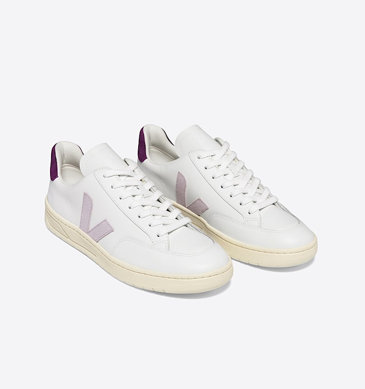 veja sneakers v-12 皮革 白色 XD0203301 Top view