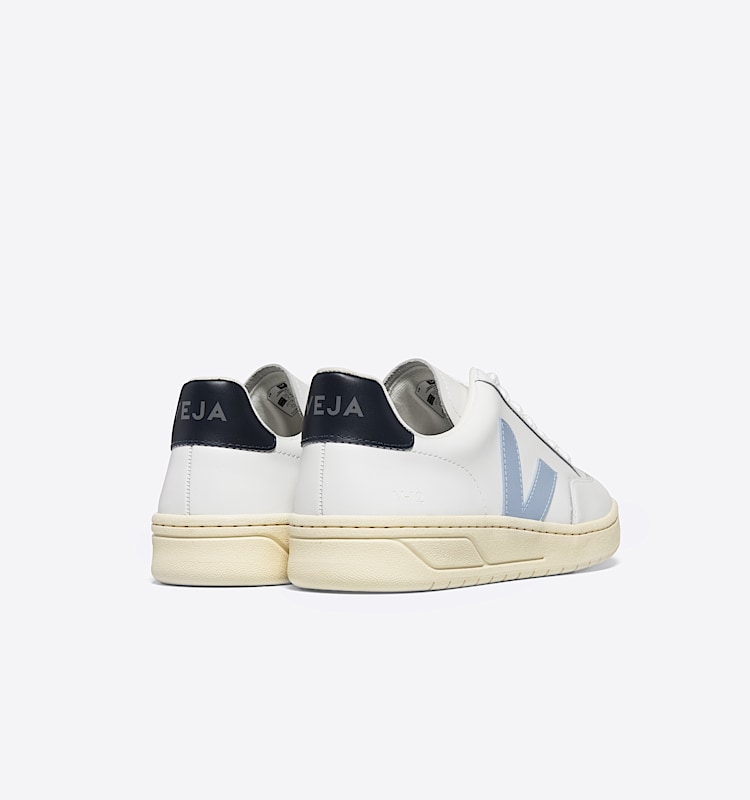 veja sneakers v-12 皮革 白色 XD0203302 Back view