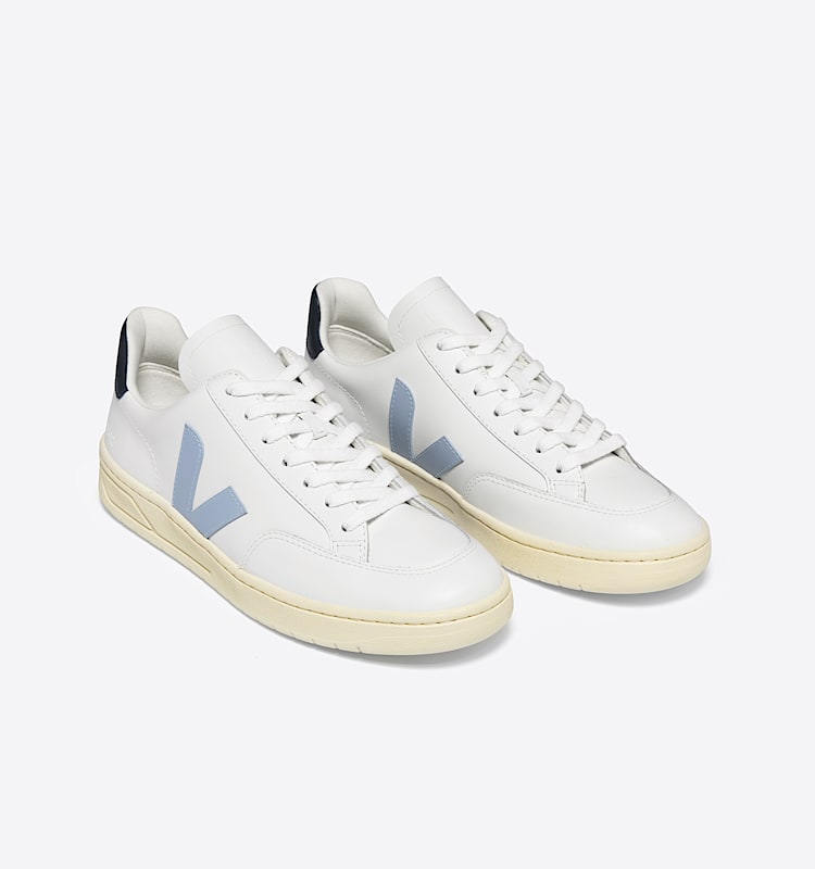 veja sneakers v-12 皮革 白色 XD0203302 Top view