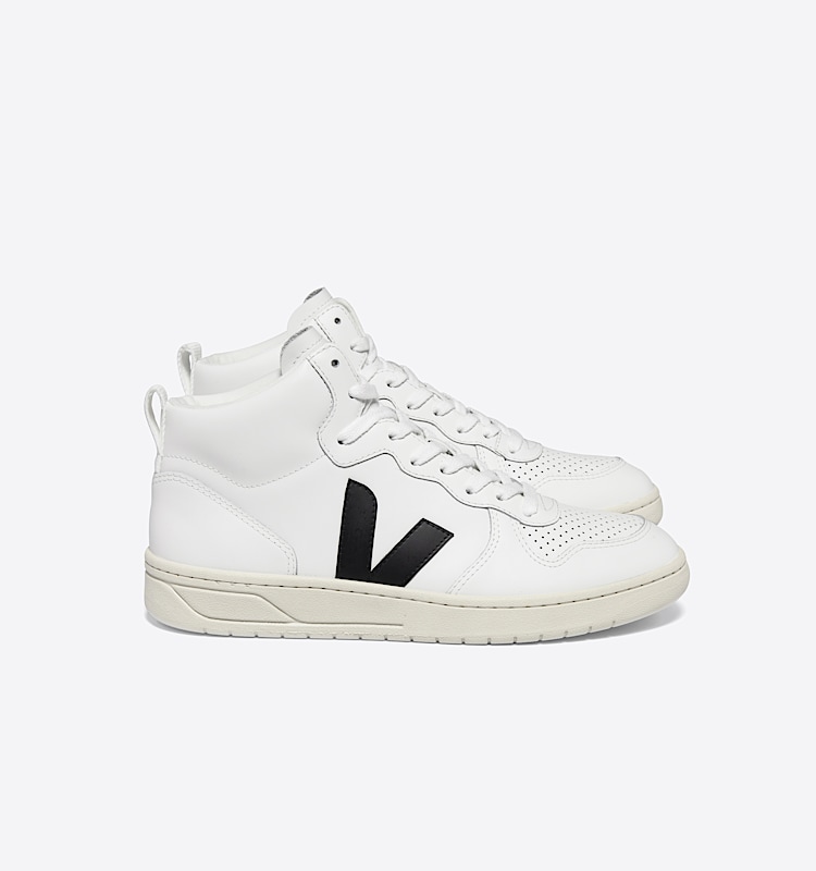 veja baskets v-15 cuir blanc VQ0203304 Lateral view