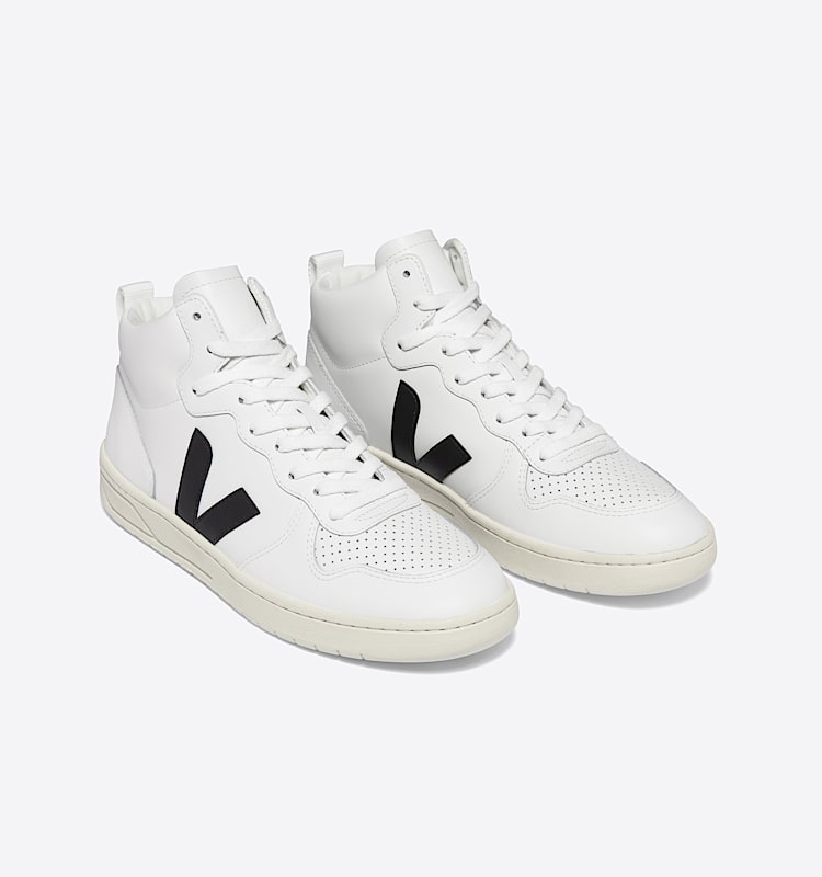 veja baskets v-15 cuir blanc VQ0203304 Top view