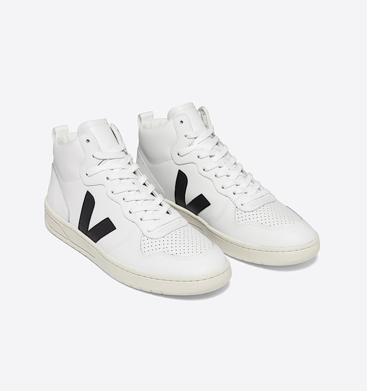 veja sneakers v-15 皮革 白色 VQ0203304 Top view