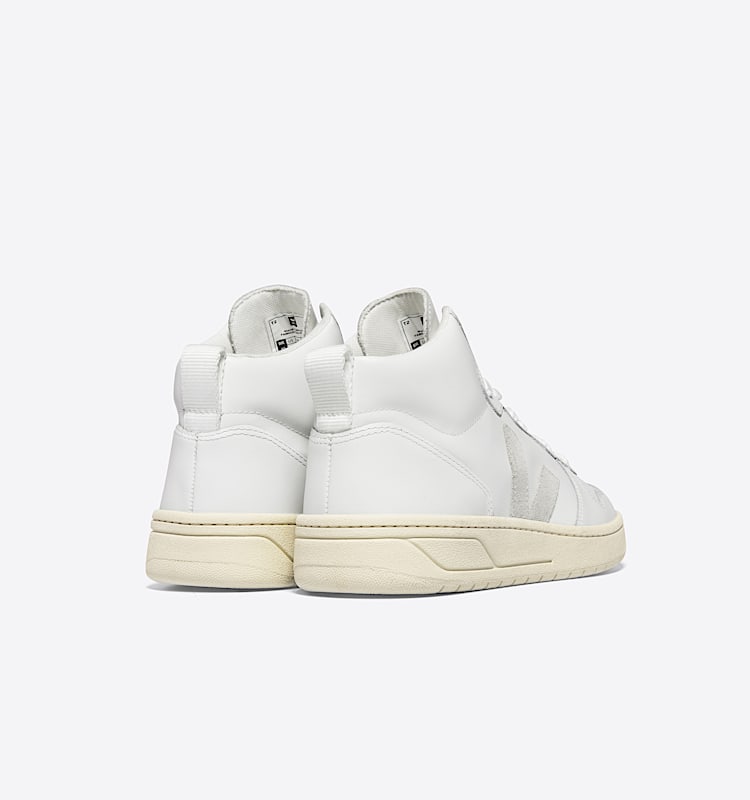 veja sneakers v-15 皮革 白色 VQ0201270 Back view