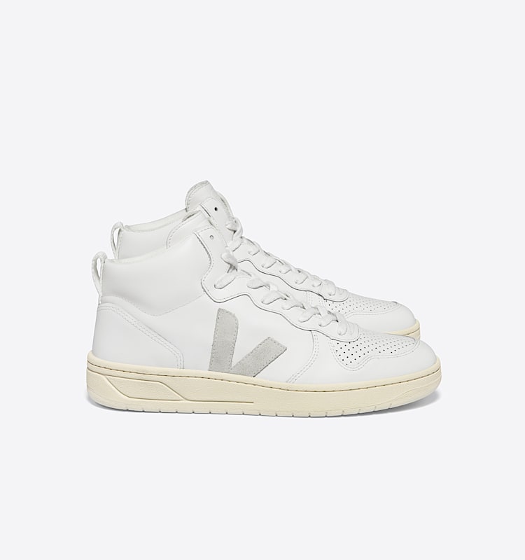 veja sneakers v-15 皮革 白色 VQ0201270 Lateral view