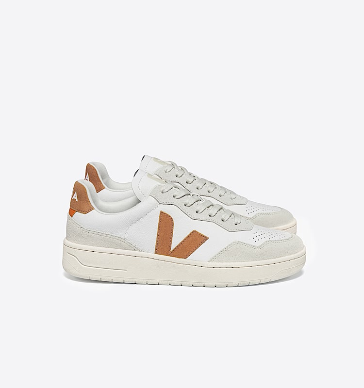 veja baskets v-90 cuir blanc VD2003389 Lateral view