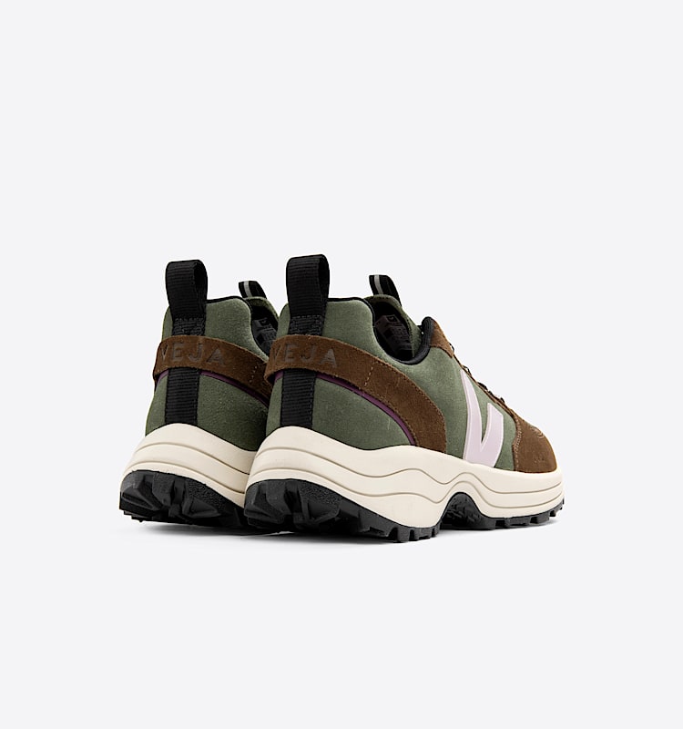 veja sneakers venturi-vc 麂皮 绿色 VC0303357 Back view
