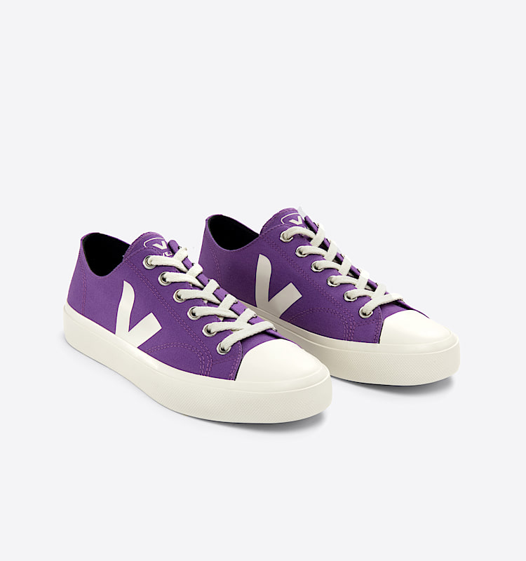 veja sneakers wata-ii-low organic-cotton purple PL0103348 Top view