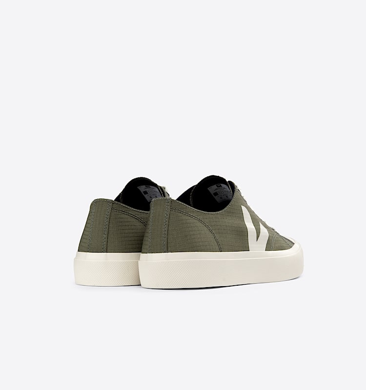 veja sneakers wata-ii-low 防裂布 绿色 PL1903350 Back view