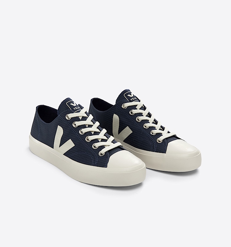 veja baskets wata-ii-low ripstop bleu PL1903349 Top view