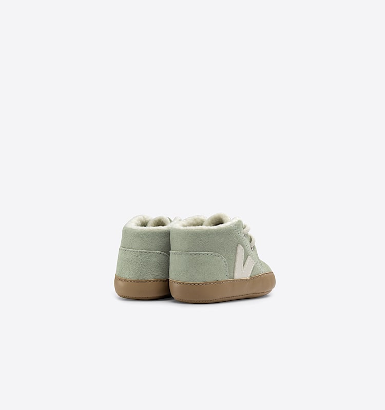 veja baby-winter camurça verde BF0303440