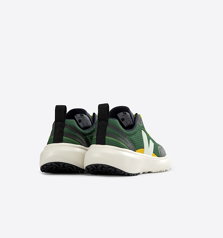 veja baskets small-canary-light recyclé vert YL1803435 Back view