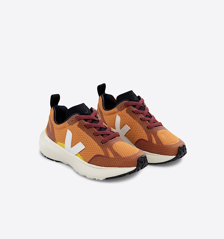 veja sneaker small-canary-light recycelte orange YL1803436 Top view