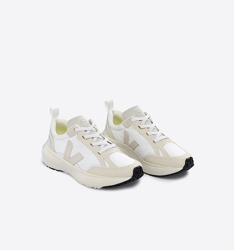 veja baskets small-canary-light recyclé blanc YL1803432 Top view