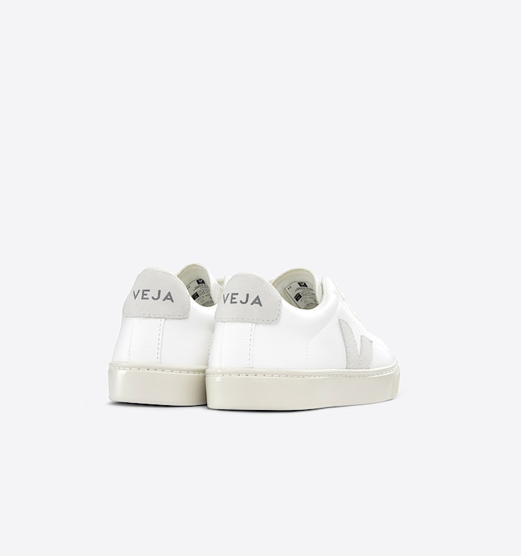 veja baskets small-esplar-laces cuir blanc RS0503403 Back view