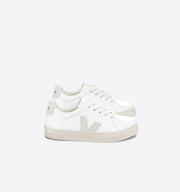 veja baskets small-esplar-laces cuir blanc RS0503403 Lateral view