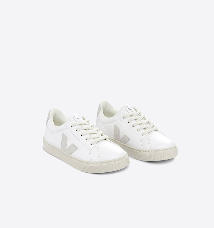 veja baskets small-esplar-laces cuir blanc RS0503403 Top view