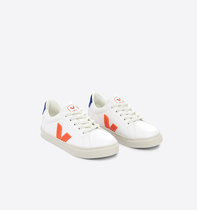 veja baskets small-esplar-laces cuir blanc RS0503405 Top view