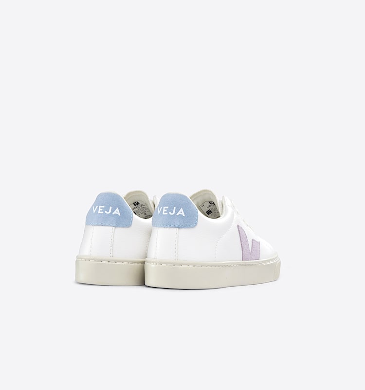 veja baskets small-esplar-laces cuir blanc RS0503406 Back view