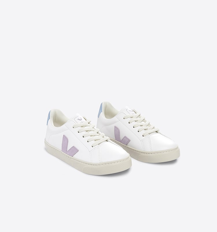 veja baskets small-esplar-laces cuir blanc RS0503406 Top view