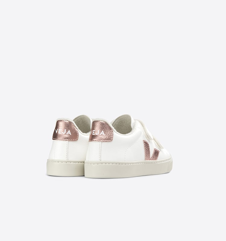 veja baskets small-esplar-winter fourré blanc SF0503412 Back view