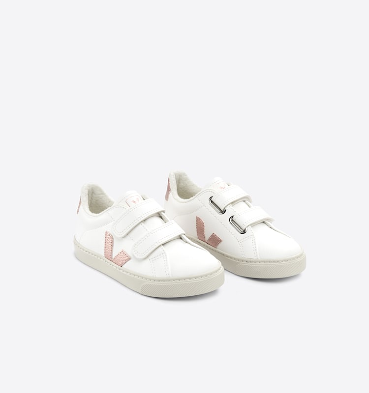 veja baskets small-esplar-winter fourré blanc SF0503412 Top view