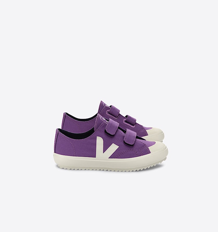 veja baskets small-ollie coton-biologique violet OV0103437 Lateral view