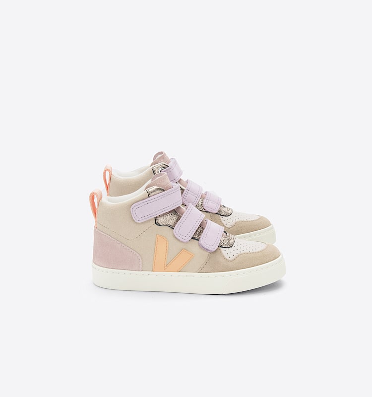 veja sneaker small-v-10-mid wildleder mehrfarbig DV0303036 Lateral view