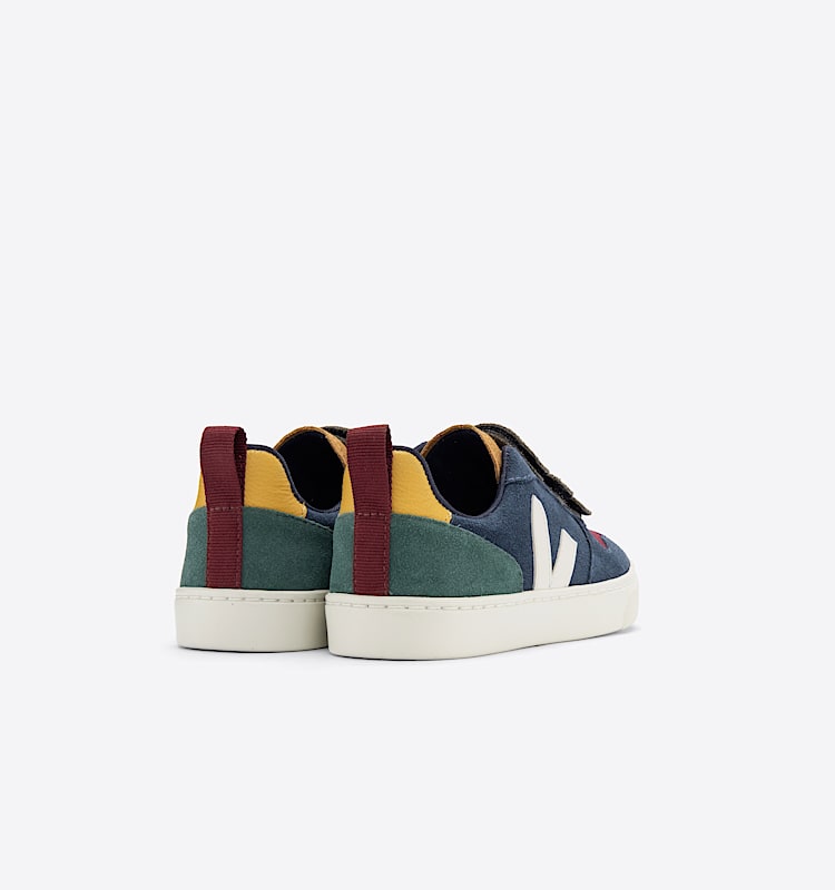veja sneakers small-v-10 suede multicolor CV0303027 Back view