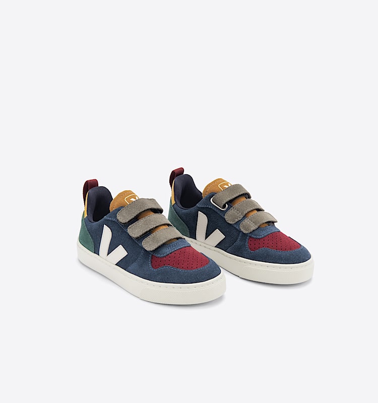 veja sneaker small-v-10 wildleder mehrfarbig CV0303027 Top view