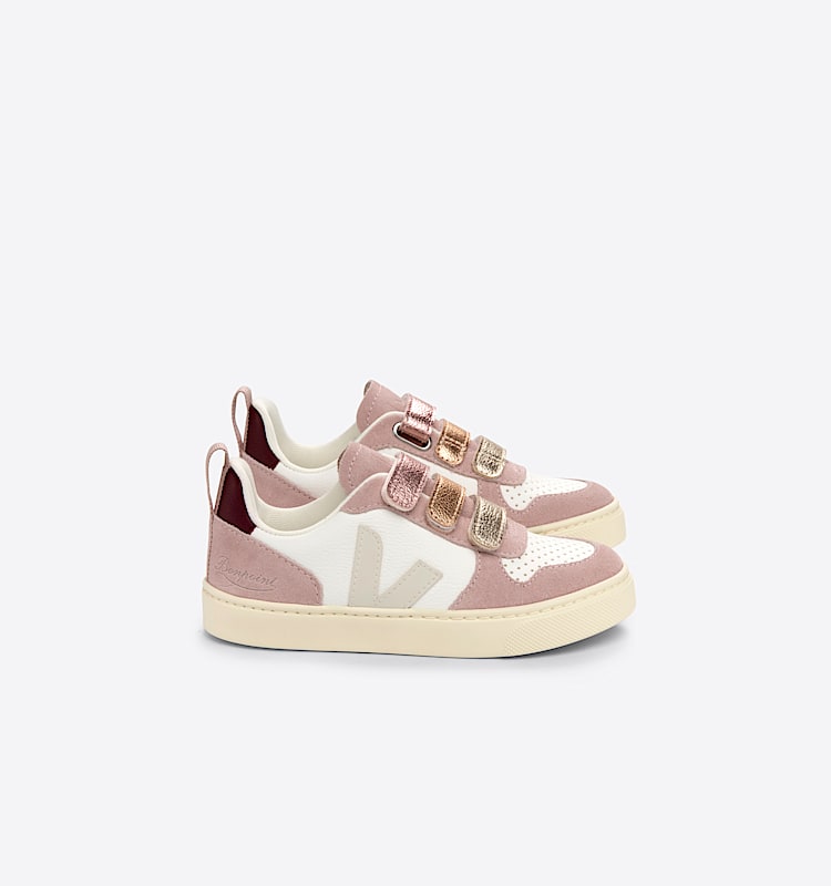 veja sneakers small-v-10 leather multicolor CV0503448 Lateral view