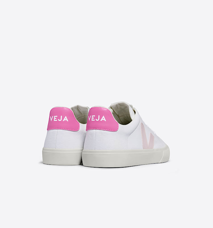 veja baskets campo-ca coton-biologique blanc CA0103499 Back view