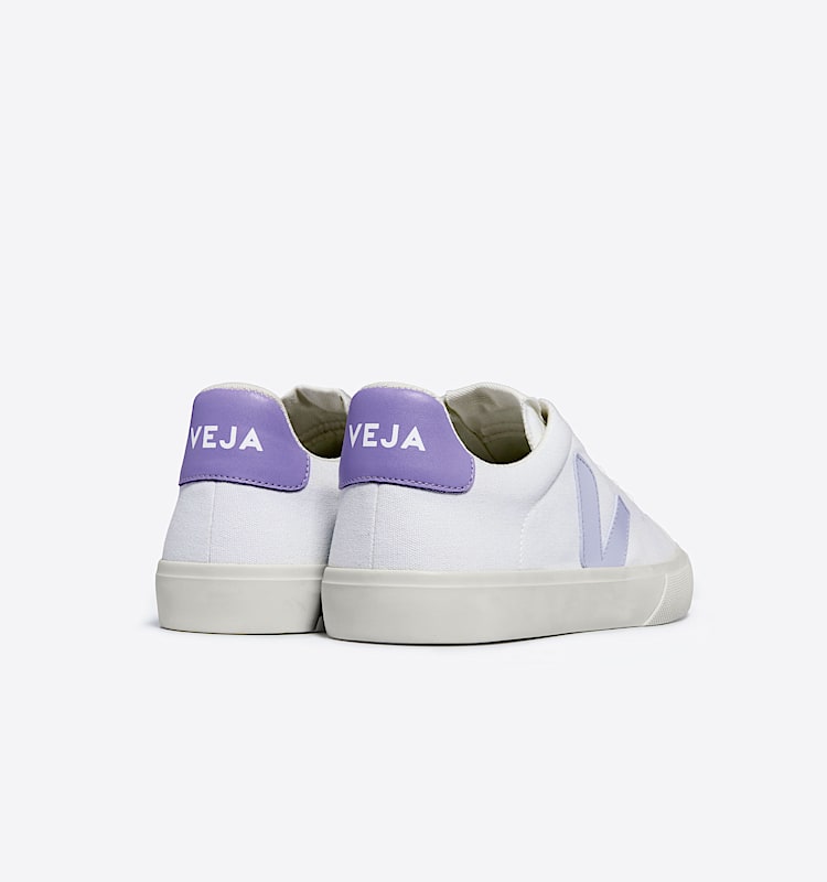 veja sneakers campo-ca 有机棉 白色 CA0103500 Back view