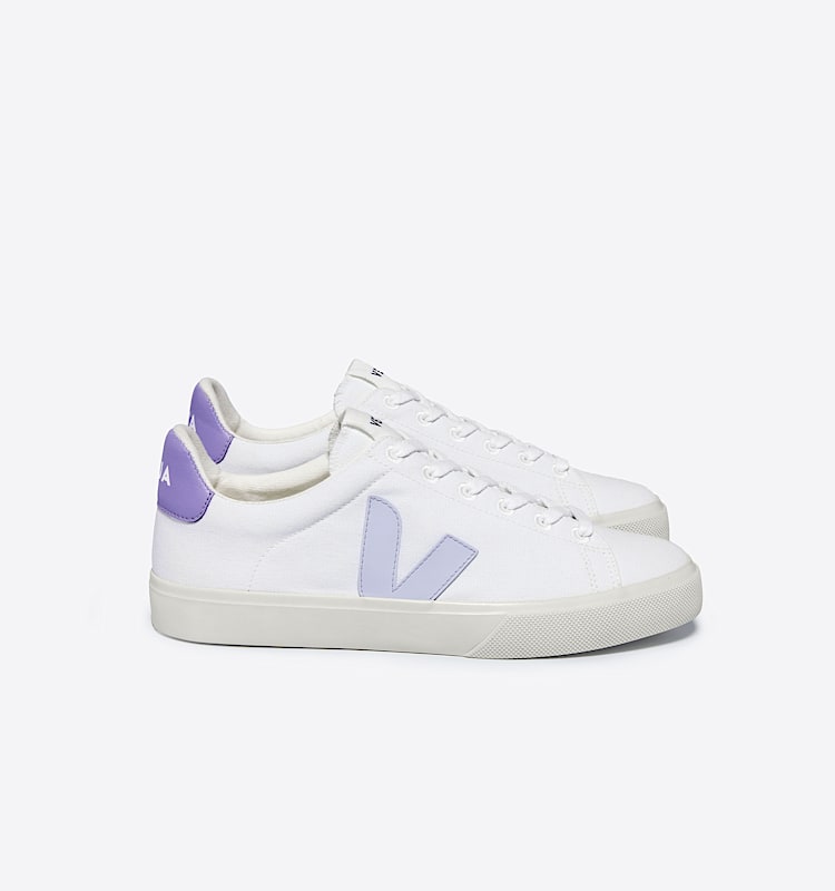 veja sneakers campo-ca 有机棉 白色 CA0103500 Lateral view