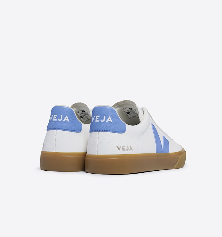 veja sneakers campo 皮革 白色 CP0503645 Back view