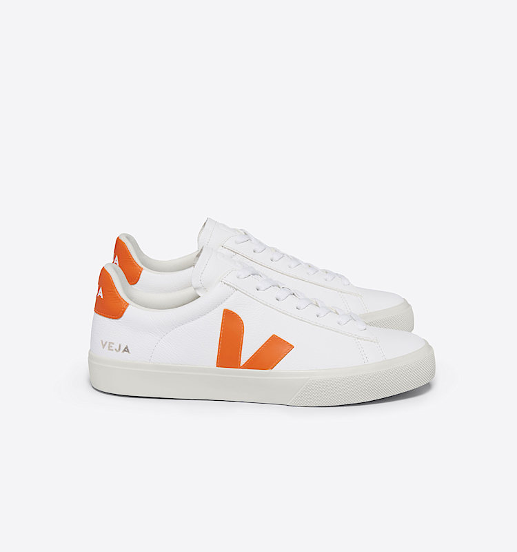 veja baskets campo cuir blanc CP0503494 Lateral view