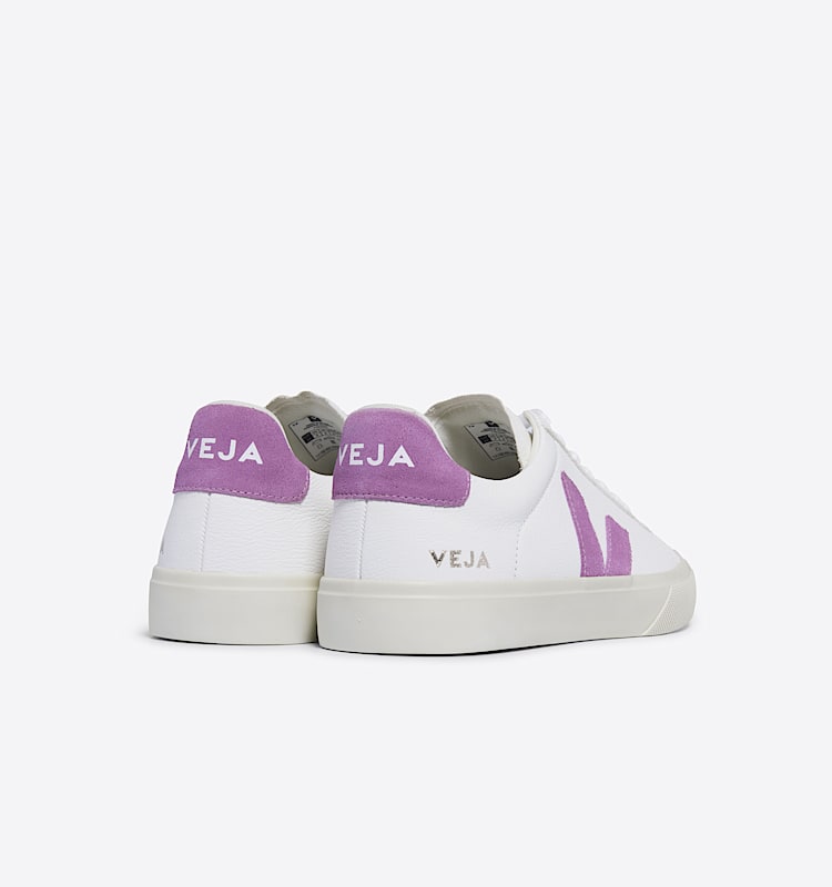 veja baskets campo cuir blanc CP0503493 Back view