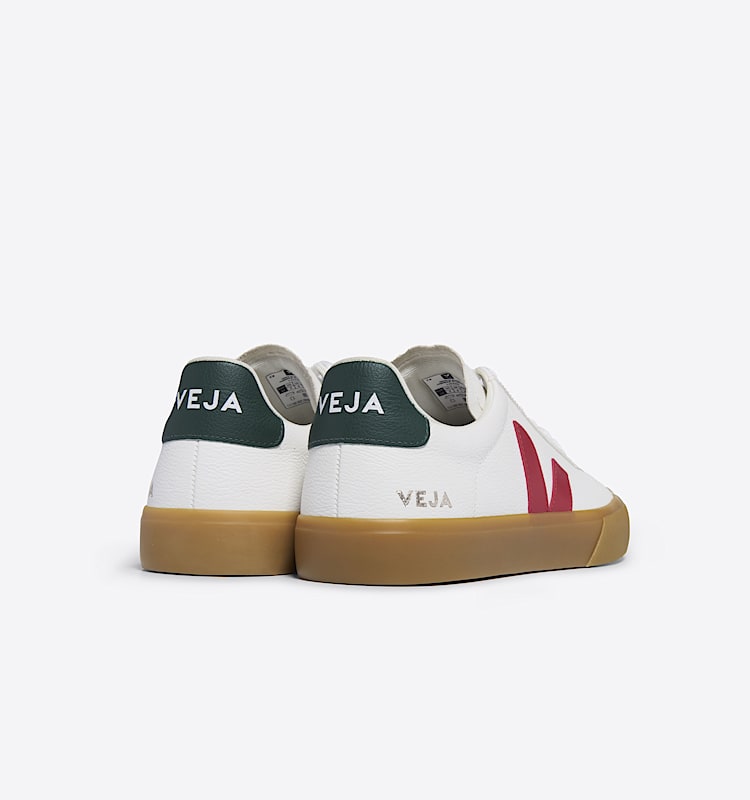 veja sneakers campo 皮革 白色 CP0503497 Back view